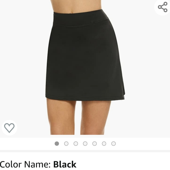 Women's Active Athletic Skorts 2 Layers for Golf Running Gym Workouts - Picture 13 of 16